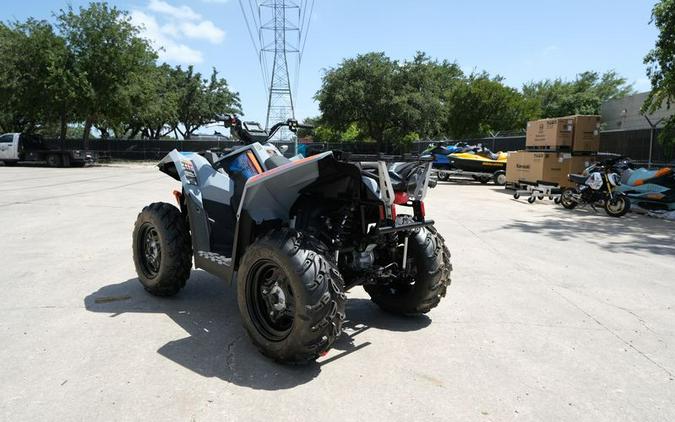 New 2024 POLARIS SCRAMBLER 850 STORM GRAY AND RADAR BLUE