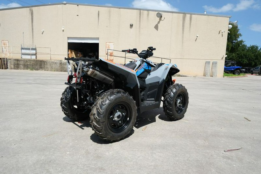 New 2024 POLARIS SCRAMBLER 850 STORM GRAY AND RADAR BLUE