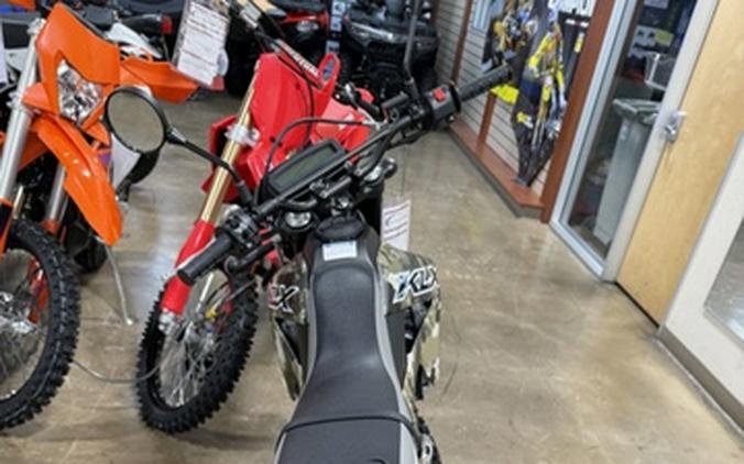 2026 Kawasaki KLX300 Cypher Camo Beige