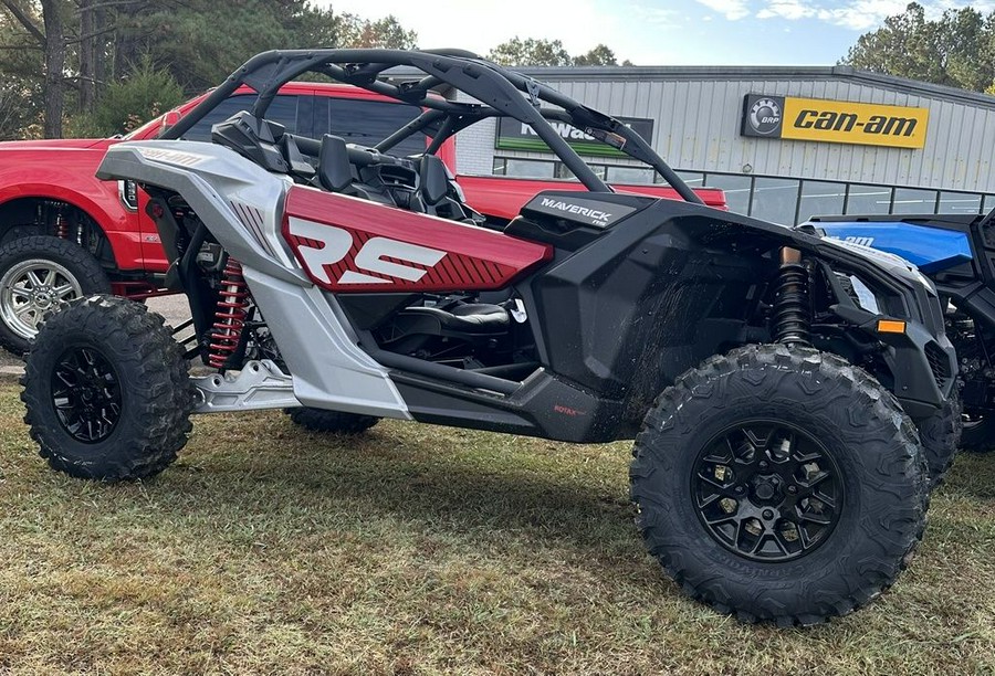 2024 Can-Am® Maverick X3 RS Turbo Fiery Red & Hyper Silver