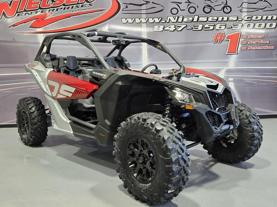 2024 Can-Am® Maverick X3 DS Turbo Fiery Red & Hyper Silver