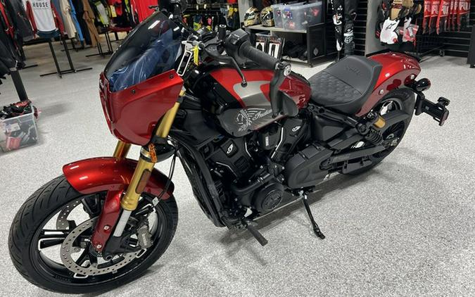 2026 Indian 101 Scout Sunset Red Metallic