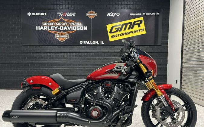 2026 Indian 101 Scout Sunset Red Metallic
