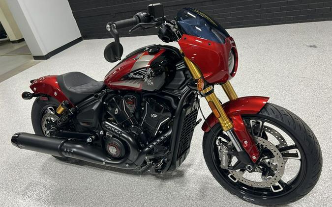 2026 Indian 101 Scout Sunset Red Metallic