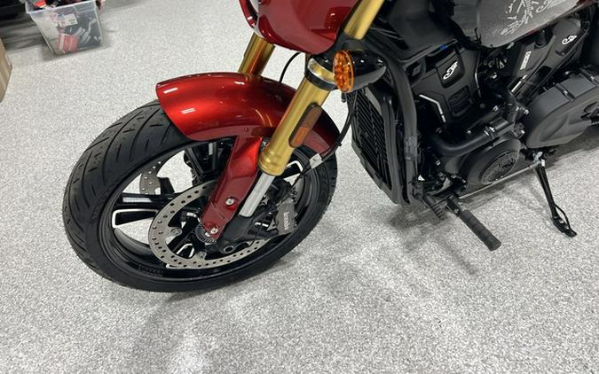 2026 Indian 101 Scout Sunset Red Metallic