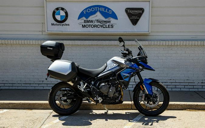 2023 Triumph Tiger 850 Sport Graphite Caspian Blue