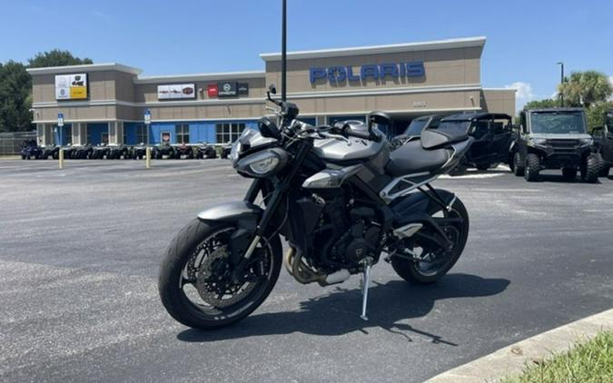 2024 Triumph Street Triple 765 R Silver Ice
