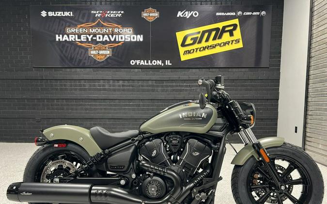 2026 Indian Scout Bobber Limited +Tech Moss Green Smoke