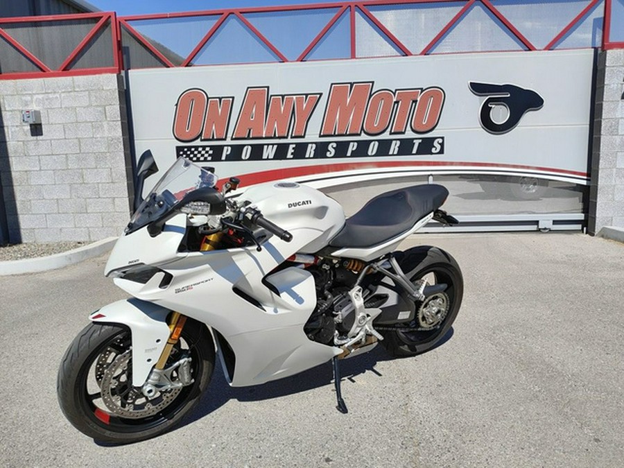 2021 Ducati Supersport 950 S White Silk Fairing