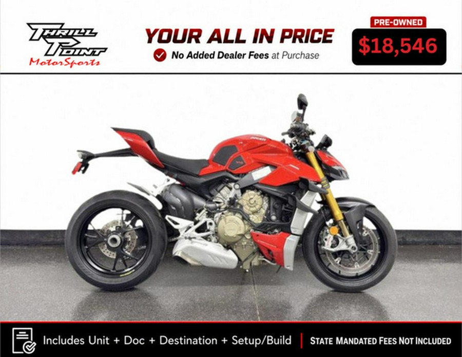 2022 Ducati Streetfighter V4 S Ducati Red V4 Ducati Red