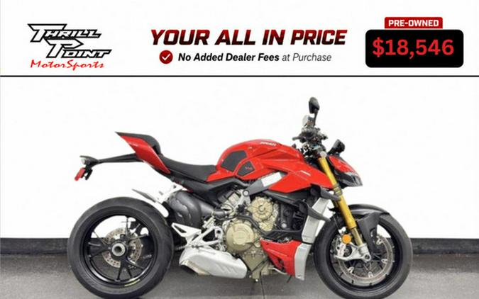 2022 Ducati Streetfighter V4 S Ducati Red V4 Ducati Red