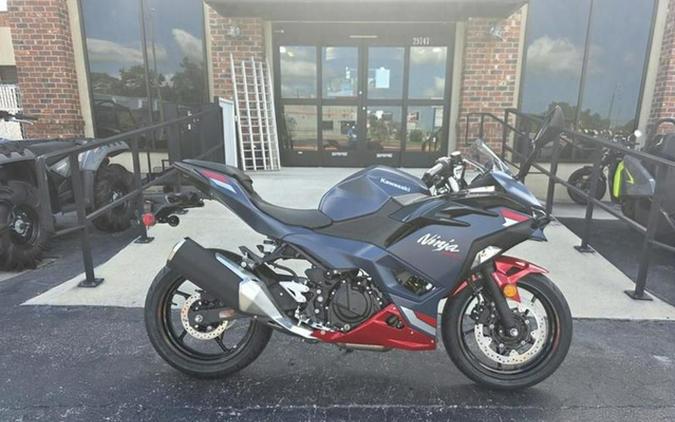 2026 Kawasaki Ninja 500 ABS Metallic Matte Twilight Blue SE ABS