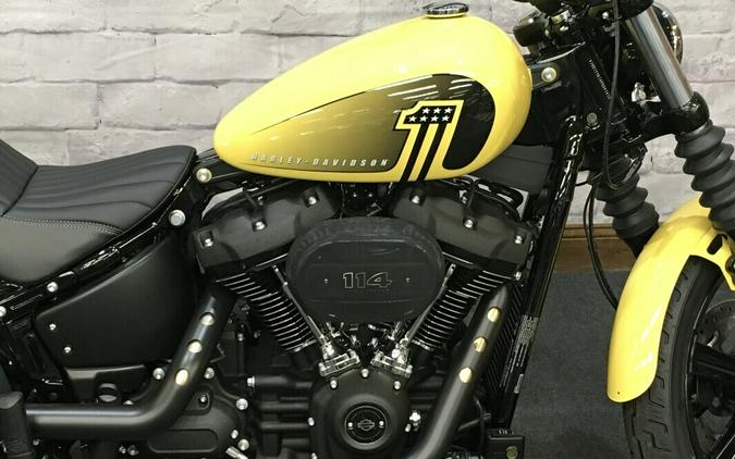 2023 Harley-Davidson Street Bob 114 Industrial Yellow FXBBS