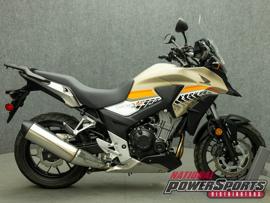 2016 HONDA CB500X W/ABS