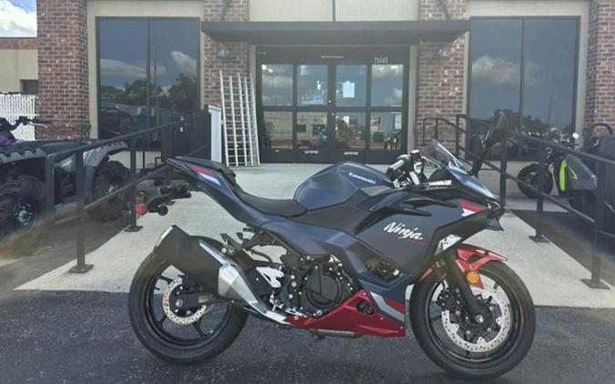 2026 Kawasaki Ninja 500 ABS Metallic Matte Twilight Blue SE ABS