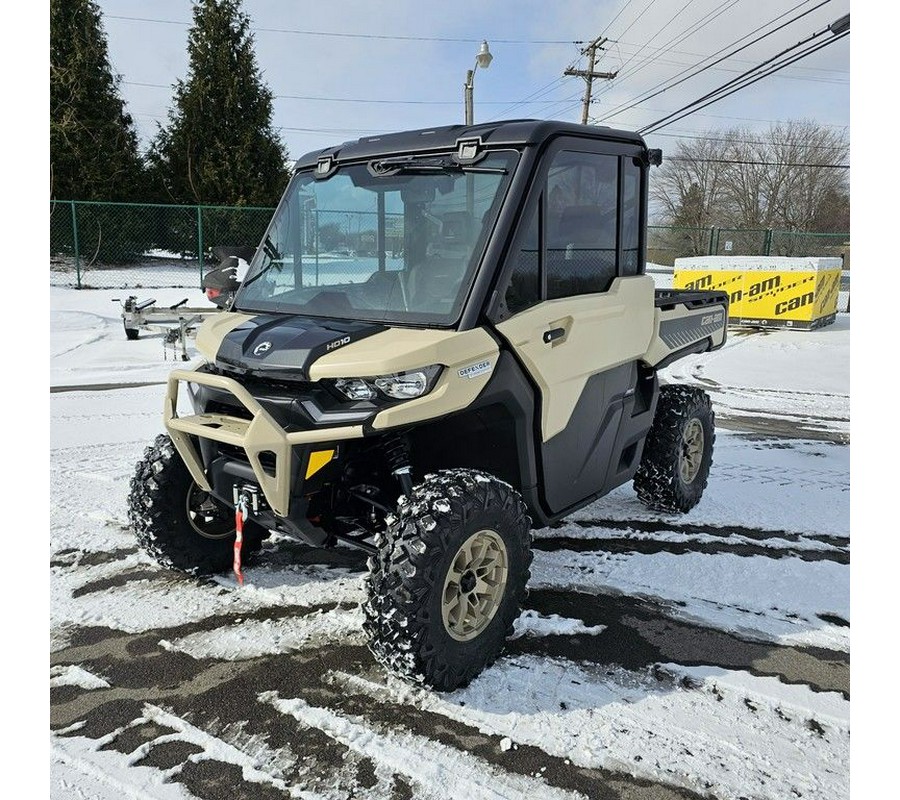 2025 Can-Am® Defender Limited HD10 Desert Tan & Stealth Black