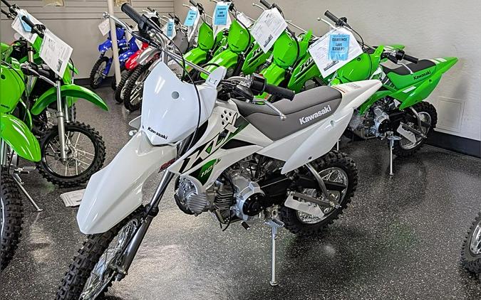 2026 Kawasaki KLX 110R L Bright White - P01117