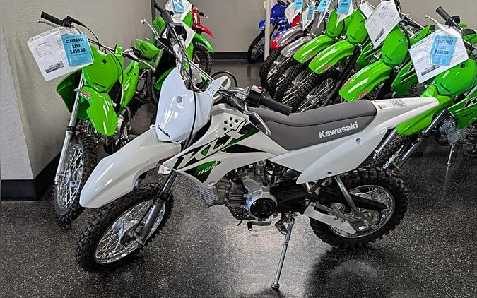 2026 Kawasaki KLX 110R L Bright White - P01117