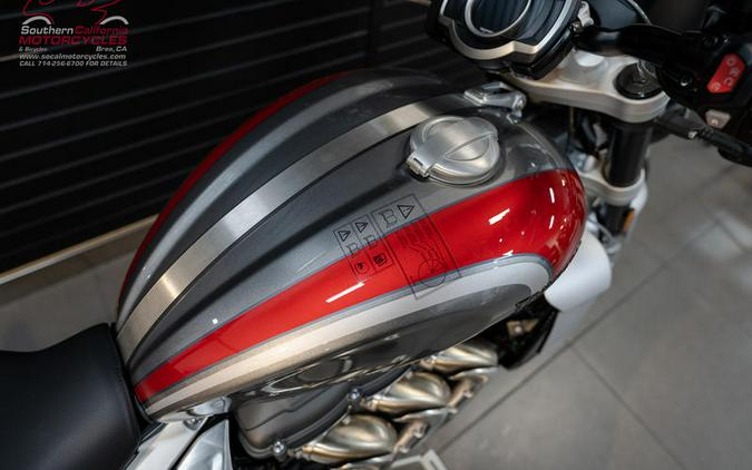 2023 Triumph Rocket 3 R Silver Ice Cranberry Red