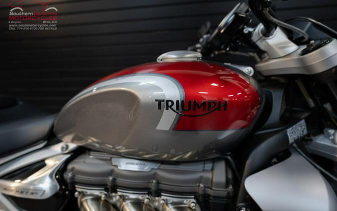 2023 Triumph Rocket 3 R Silver Ice Cranberry Red