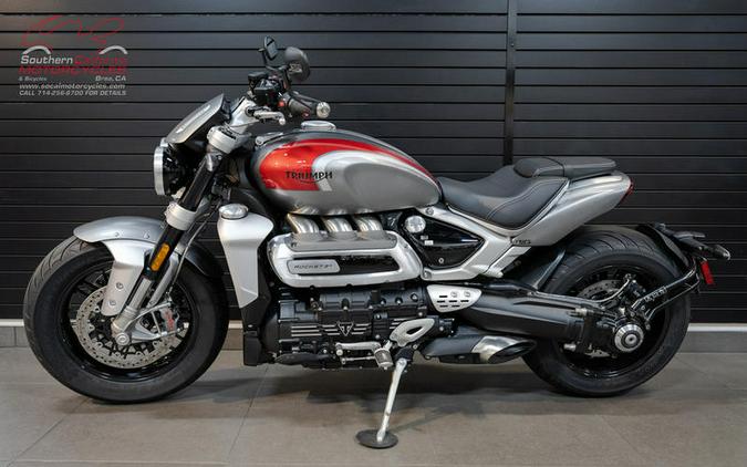 2023 Triumph Rocket 3 R Silver Ice Cranberry Red