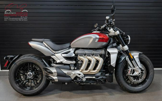 2023 Triumph Rocket 3 R Silver Ice Cranberry Red