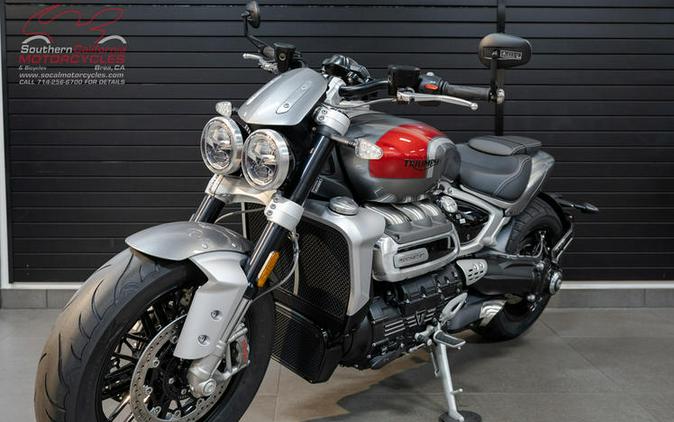 2023 Triumph Rocket 3 R Silver Ice Cranberry Red