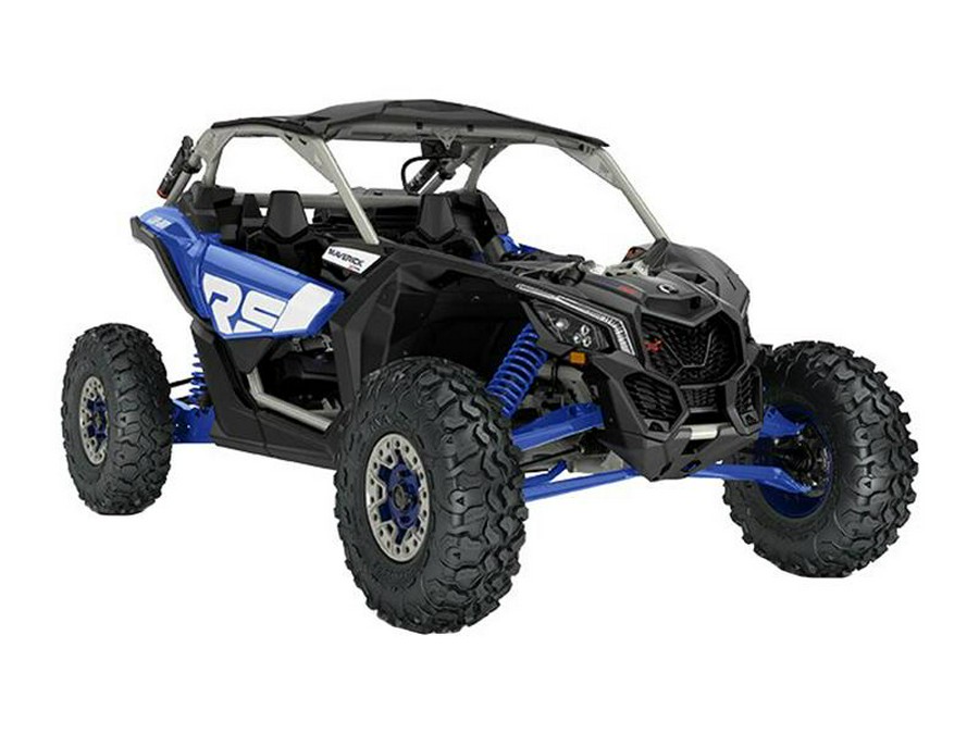 2022 Can-Am® Maverick X3 X rs Turbo RR With Smart-Shox Intense Blue / Carbon Black / Cha