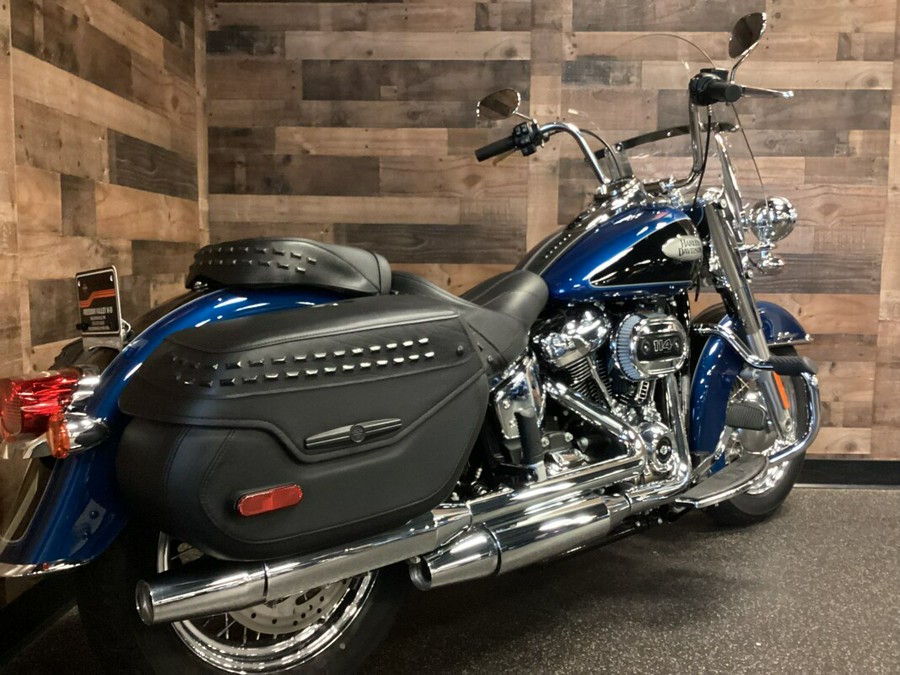 2022 Harley-Davidson Heritage Classic 114 Reef Blue/Vivid Black FLHCS