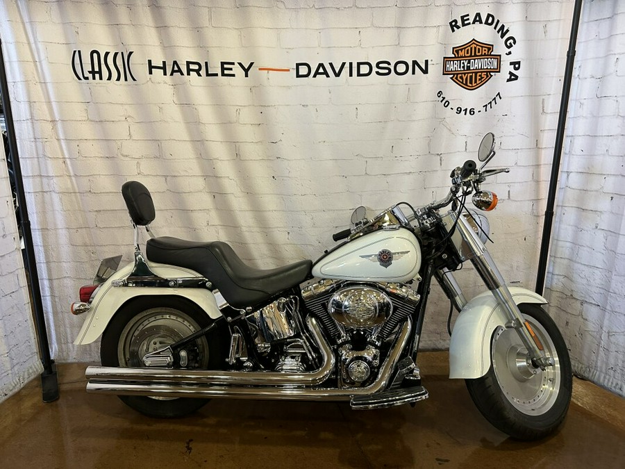 2001 Harley-Davidson Fat Boy® FLSTFI WHITE PEARL W/STRIPE