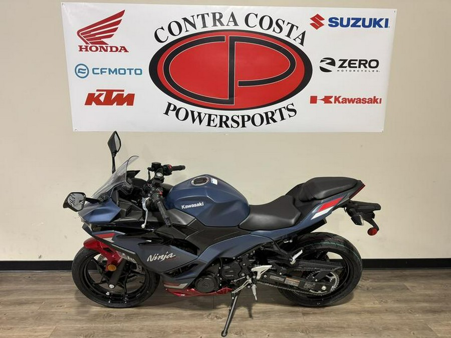 2026 Kawasaki Ninja® 500 ABS Metallic Matte Twilight Blue