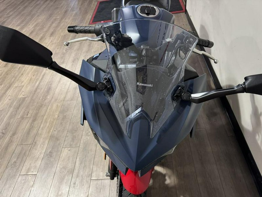 2026 Kawasaki Ninja® 500 ABS Metallic Matte Twilight Blue