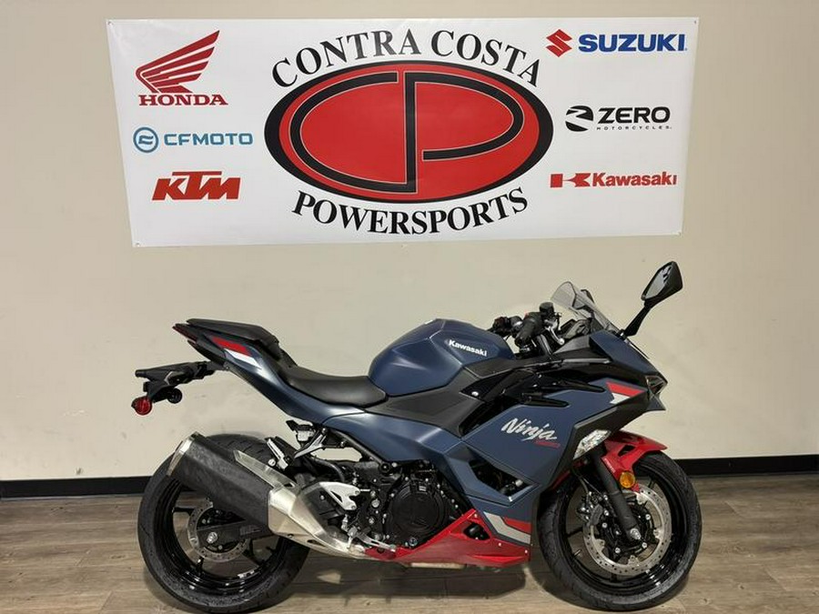 2026 Kawasaki Ninja® 500 ABS Metallic Matte Twilight Blue