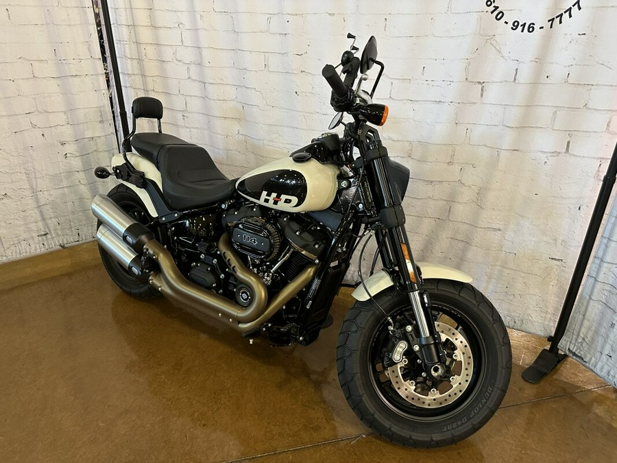 2022 Harley-Davidson Fat Bob 114 FXFBS White Sand Pearl