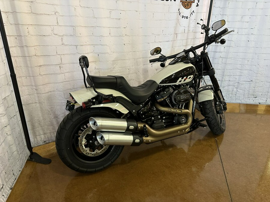 2022 Harley-Davidson Fat Bob 114 FXFBS White Sand Pearl