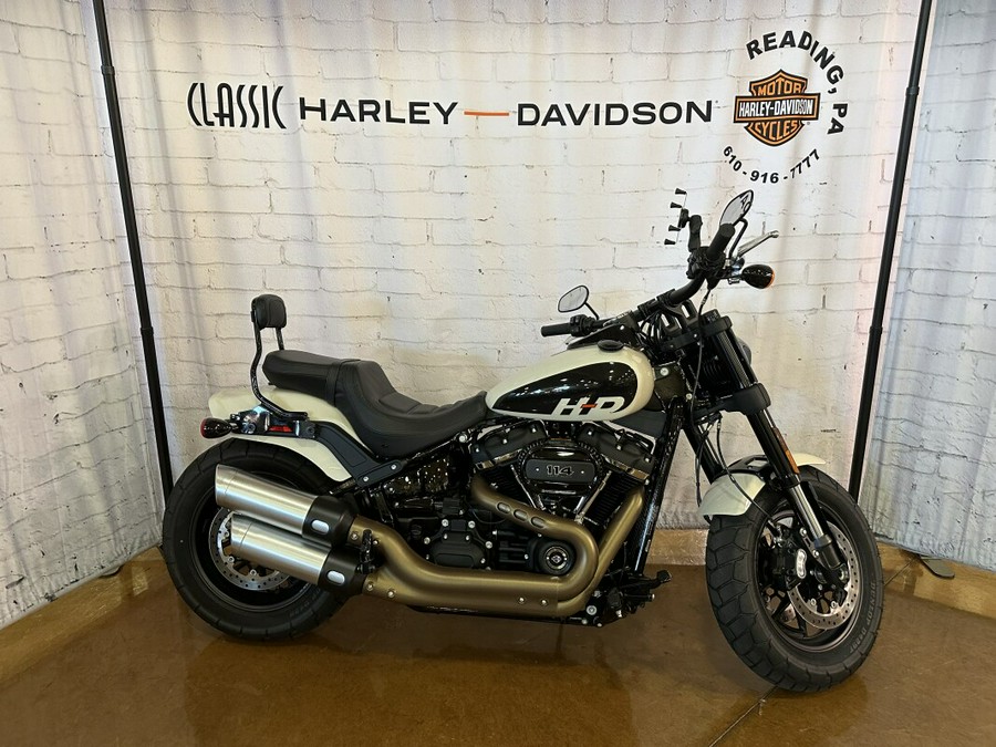 2022 Harley-Davidson Fat Bob 114 FXFBS White Sand Pearl