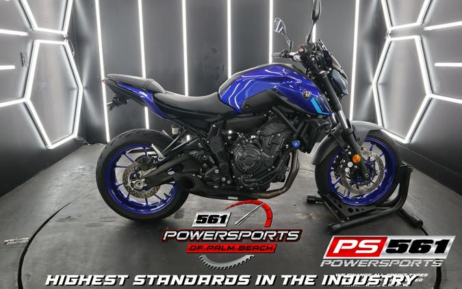 2022 Yamaha Motor Corp., USA MT-07