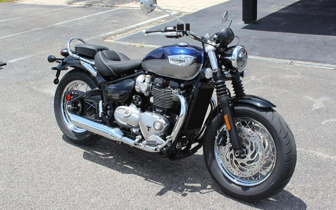 2024 Triumph Bonneville Speedmaster Pacific Blue/Silver Ice