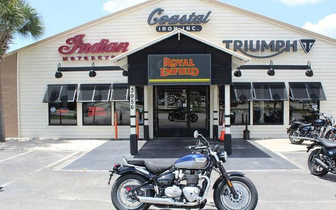 2024 Triumph Bonneville Speedmaster Pacific Blue/Silver Ice