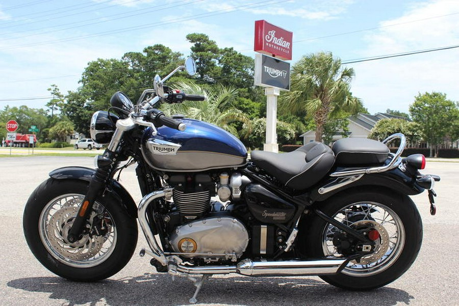 2024 Triumph Bonneville Speedmaster Pacific Blue/Silver Ice