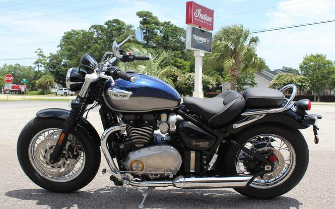 2024 Triumph Bonneville Speedmaster Pacific Blue/Silver Ice