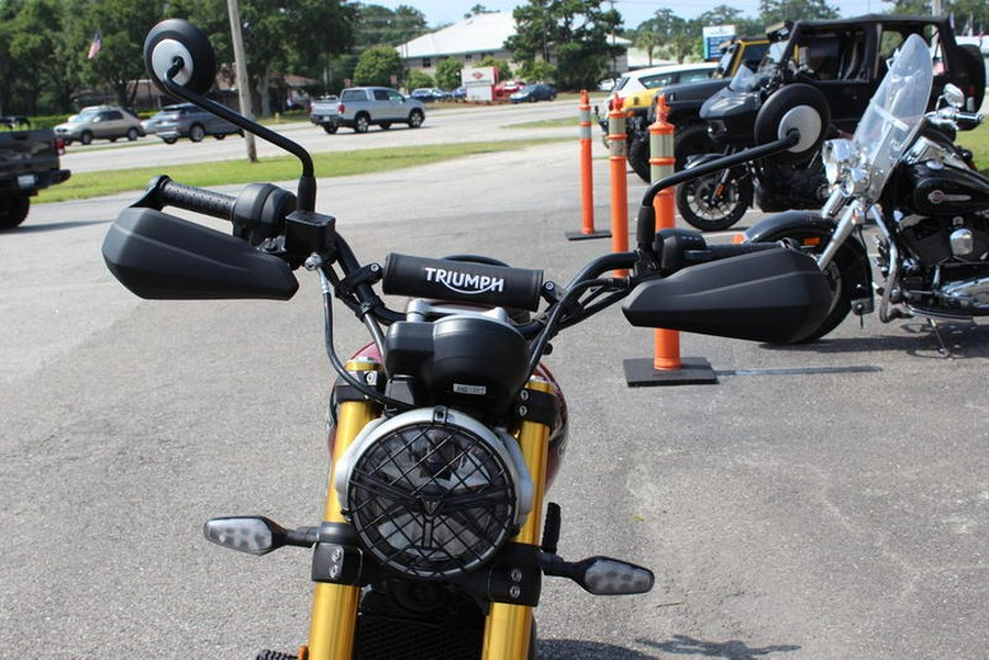 2024 Triumph Scrambler 400 X Carnival Red / Phantom Black