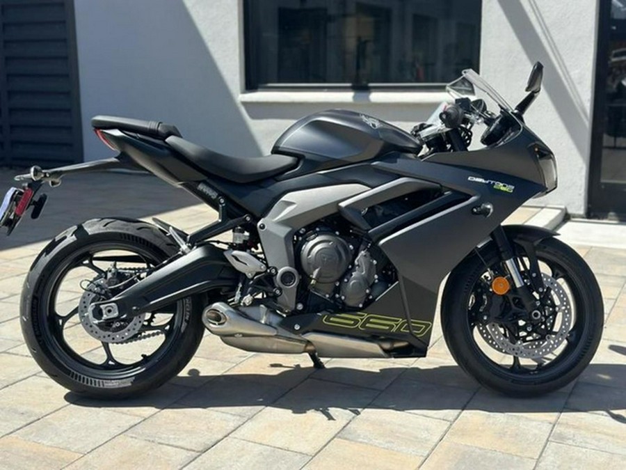 2025 Triumph Daytona 660 Satin Granite/Satin Black 660