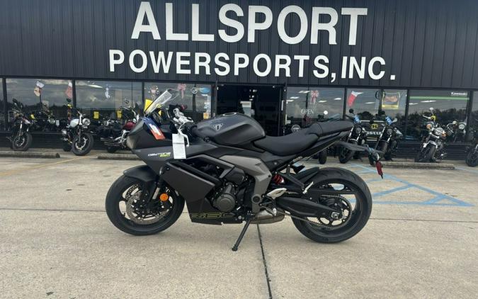 2025 Triumph Daytona 660 Satin Granite/Satin Black 660