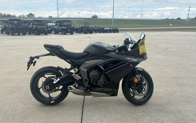 2025 Triumph Daytona 660 Satin Granite/Satin Black 660