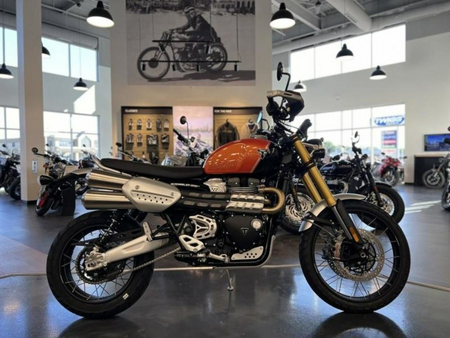 2024 Triumph Scrambler 1200 XE Baja Orange / Phantom Black XE