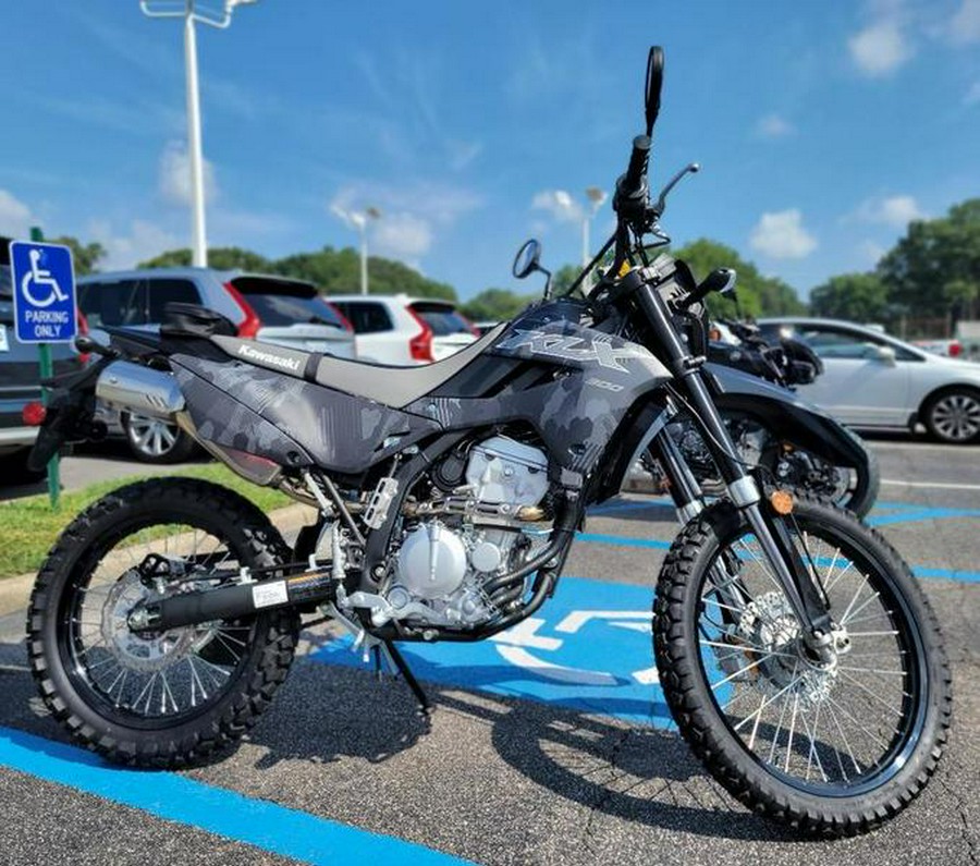 2024 Kawasaki KLX®300 Cypher Camo Gray