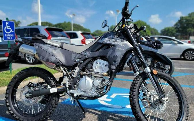 2024 Kawasaki KLX®300 Cypher Camo Gray