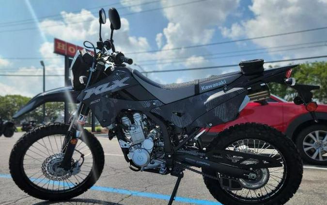 2024 Kawasaki KLX®300 Cypher Camo Gray