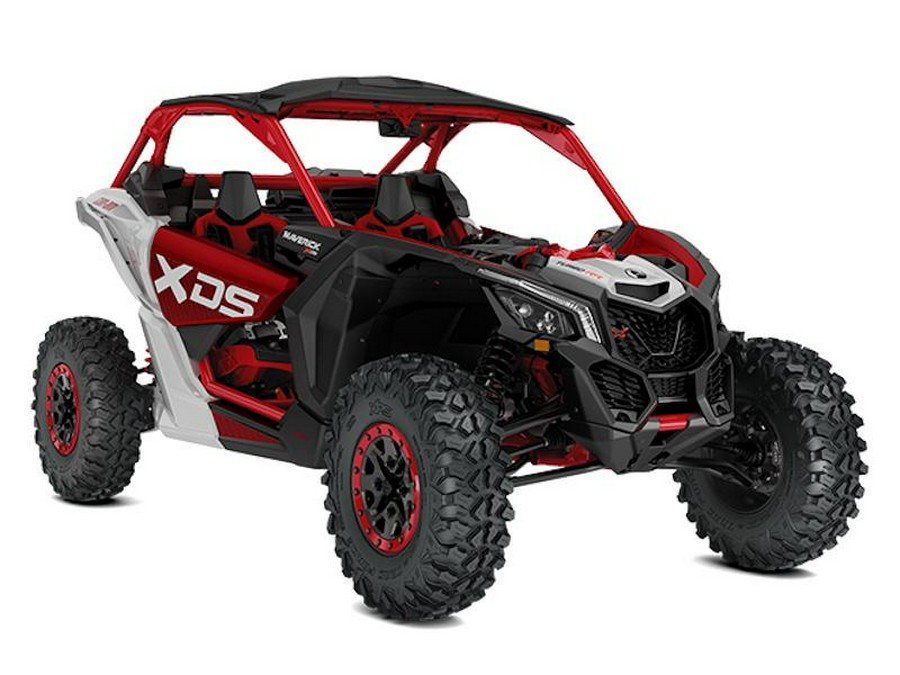 2025 Can-Am® Maverick X3 X DS Turbo RR With Smart-Shox Fiery Red & Hyper Silver